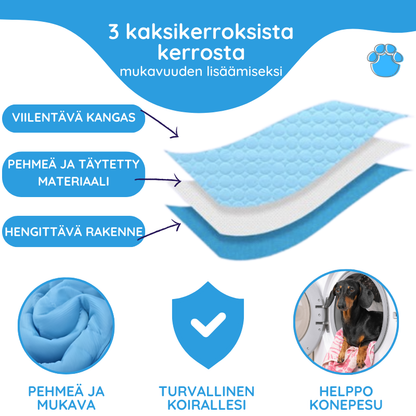 Viilentävä koirien makuualusta - MrFluffyFriend®