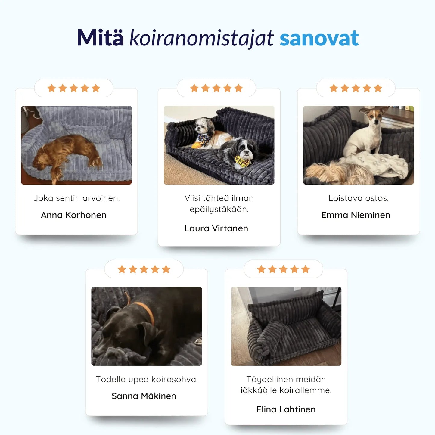 MrFluffyFriend® - Rauhoittava koirasohva